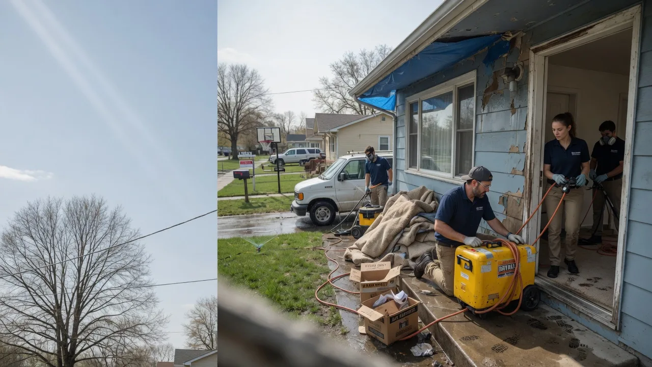 Basement Flood Cleanup in Columbia, MO near me